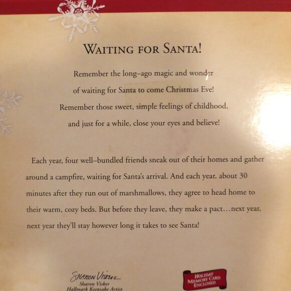 NEW 2003 HALLMARK KEEPSAKE ORNAMENT WAITING FOR SANTA TEALIGHT CANDLEHOLDER 6 PC - Picture 10 of 13